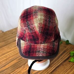 Stetson. Trapper Hat. Plaid Wool Blend. OSFA. EUC